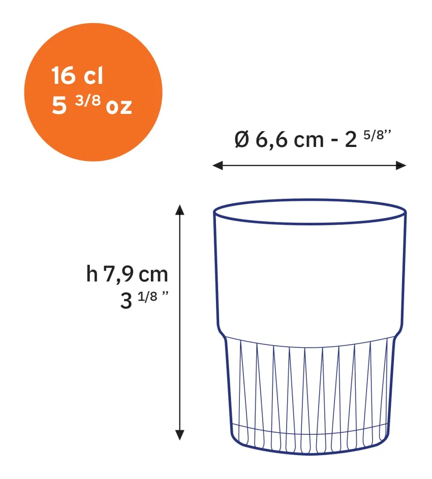 Professionnels De La Restauration|Verres À Eau>Duralex Empilable - Verre Transparent 16cl