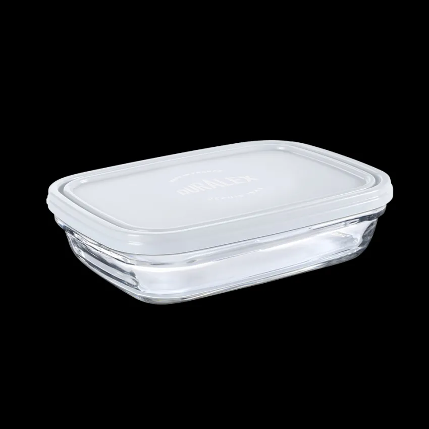 Professionnels De La Restauration|Boîtes Rectangulaires>Duralex Freshbox - Boite de conservation rectangulaire couvercle blanc 80cl