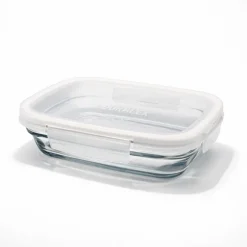 Boîtes Rectangulaires|Boîtes Étanches>Duralex Freshbox - Boite de conservation à ailette couvercle blanc 0.8L