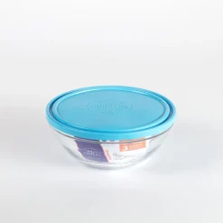 Professionnels De La Restauration|Boîtes Rondes>Duralex Freshbox - Boite de conservation ronde couvercle bleu 1,59L