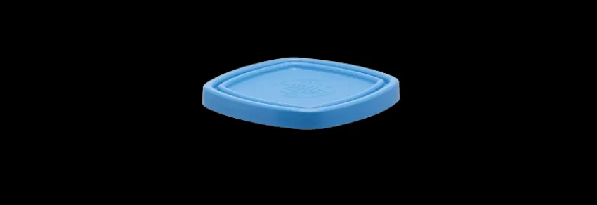 Professionnels De La Restauration|Couvercles>Duralex Freshbox - Couvercle Bleu carré - 9cm