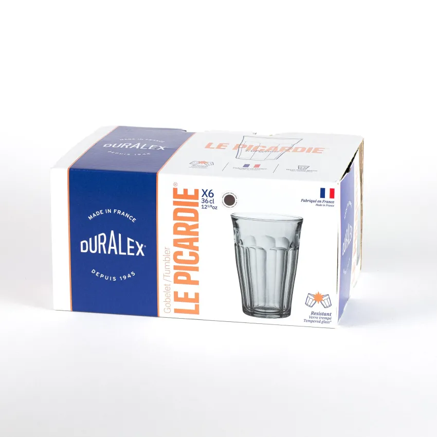 Professionnels De La Restauration|Verres À Bière>Duralex Le Picardie - Verre à eau - Gris 36cl