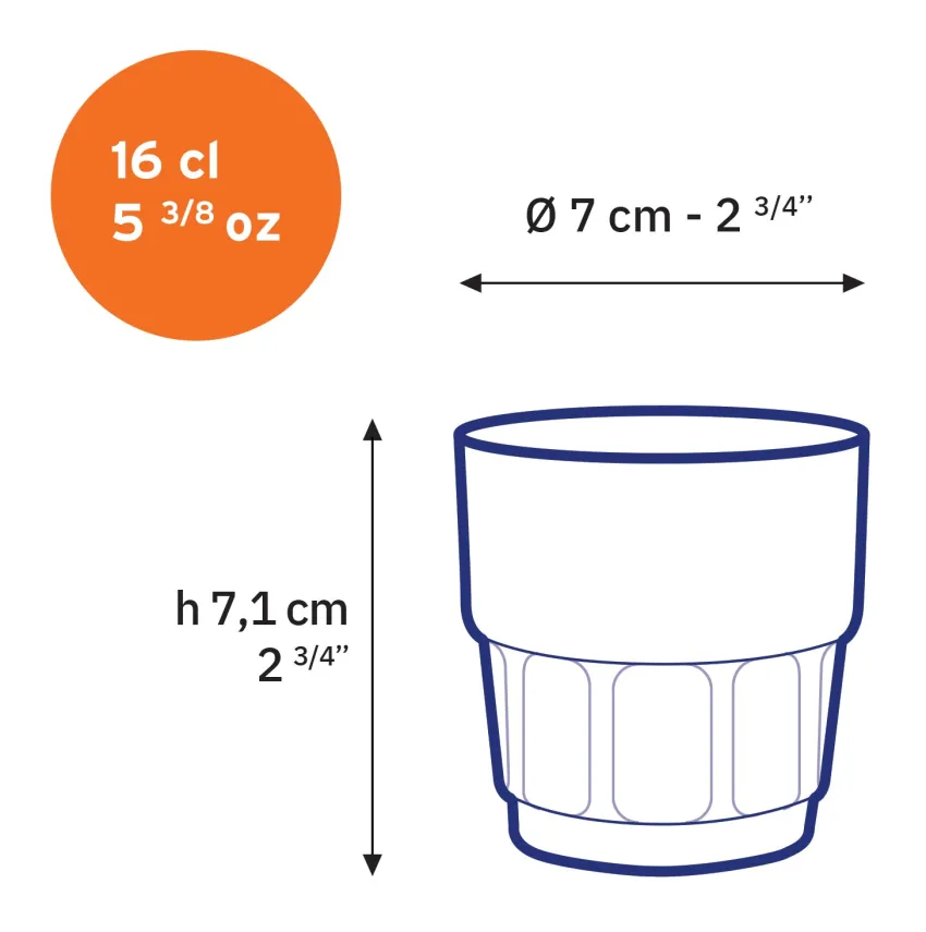 Professionnels De La Restauration|Verres À Eau>Duralex Lola - Verre transparent 16cl