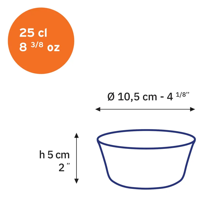 Professionnels De La Restauration|Coupelles>Duralex Lys - Coupelle en verre 10,5 cm - 25cl - Vermeil