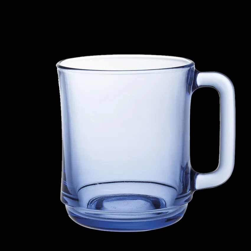Professionnels De La Restauration|Mugs>Duralex Lys - Tasse en verre Bleu Marine 31 cl