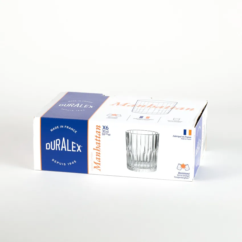 Professionnels De La Restauration|Verres À Whisky>Duralex Manhattan - Verre Transparent 31cl