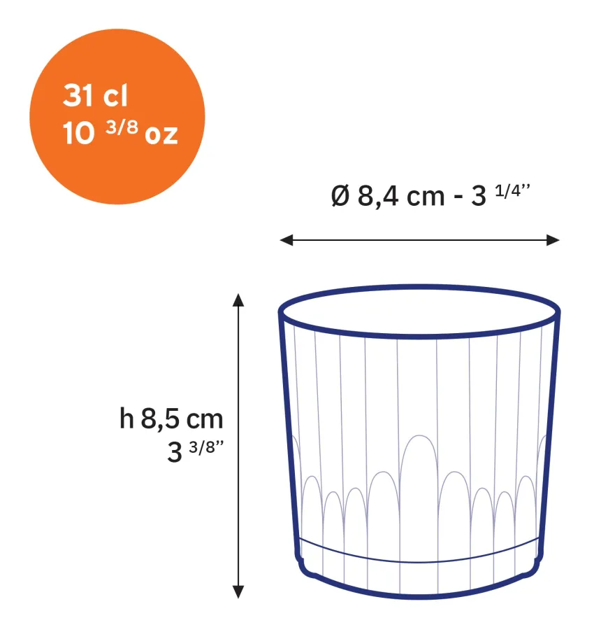Professionnels De La Restauration|Verres À Whisky>Duralex Manhattan - Verre Transparent 31cl