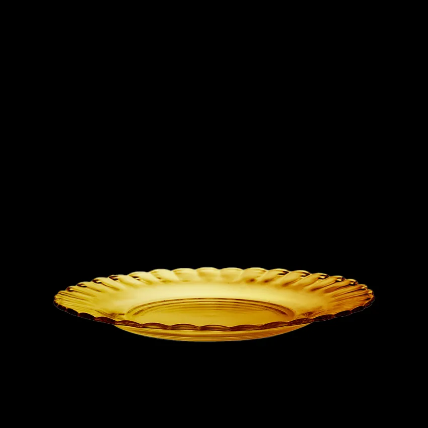 Professionnels De La Restauration|Assiettes>Duralex Picardie - Assiettes à dessert x6 - Vermeil - 20,5cm