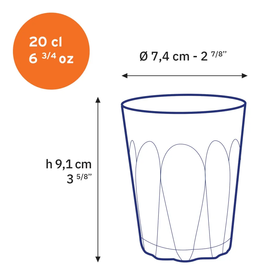 Professionnels De La Restauration|Verres À Eau>Duralex Provence - Verre transparent 20cl