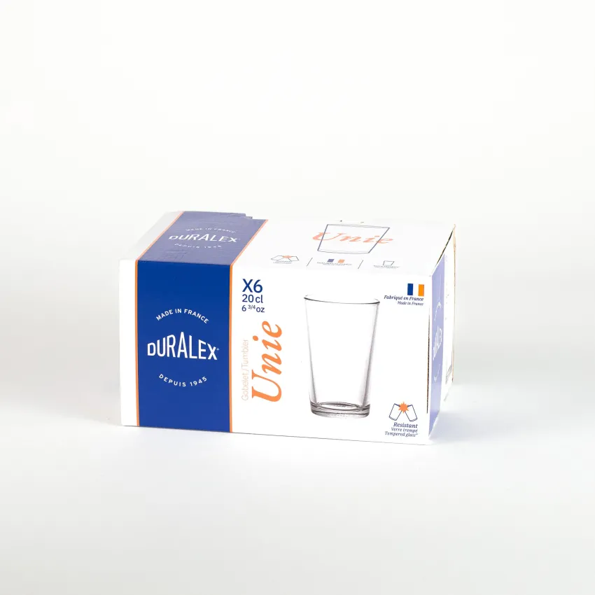 Verres À Eau>Duralex Unie - Verre transparent 20 cl