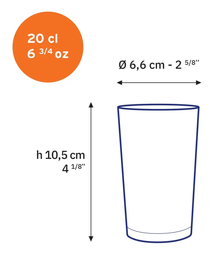 Verres À Eau>Duralex Unie - Verre transparent 20 cl