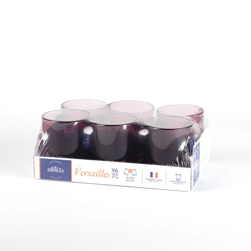 Professionnels De La Restauration|Mugs>Duralex Versailles - Mug en verre Prune 26 cl