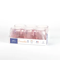 Professionnels De La Restauration|Mugs>Duralex Versailles - Mug en verre Rose 26 cl