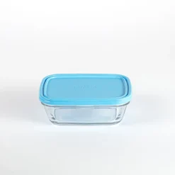 Boîtes Rectangulaires>Duralex Freshbox - Boite de conservation rectangulaire couvercle bleu 1,1L
