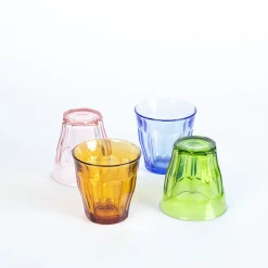 Verres À Eau>Duralex Le Picardie - Panaché 4 couleurs 25cl - 80 ans